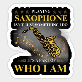 Saxophone Sticker